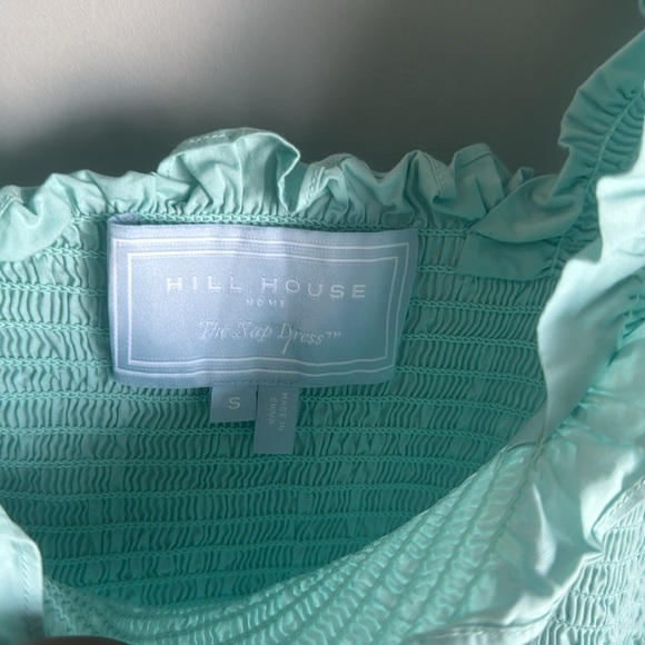 HILL HOUSE HOME Ellie Nap Dress Poplin Midi Limited Edition Bay Blue Small - Picture 7 of 13
